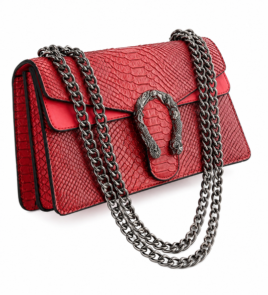 4. The Serpentine Luxe Handbag