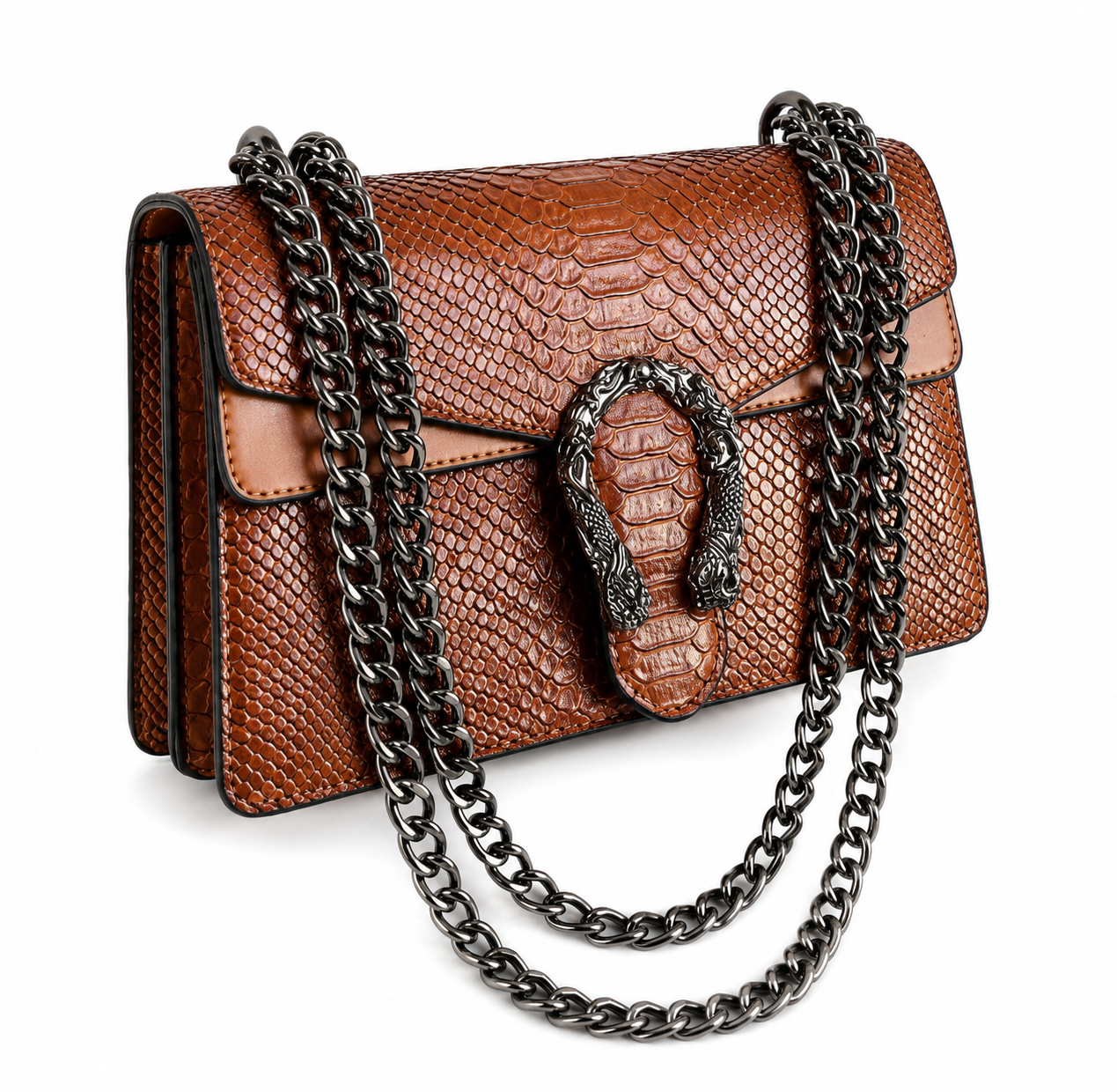 4. The Serpentine Luxe Handbag