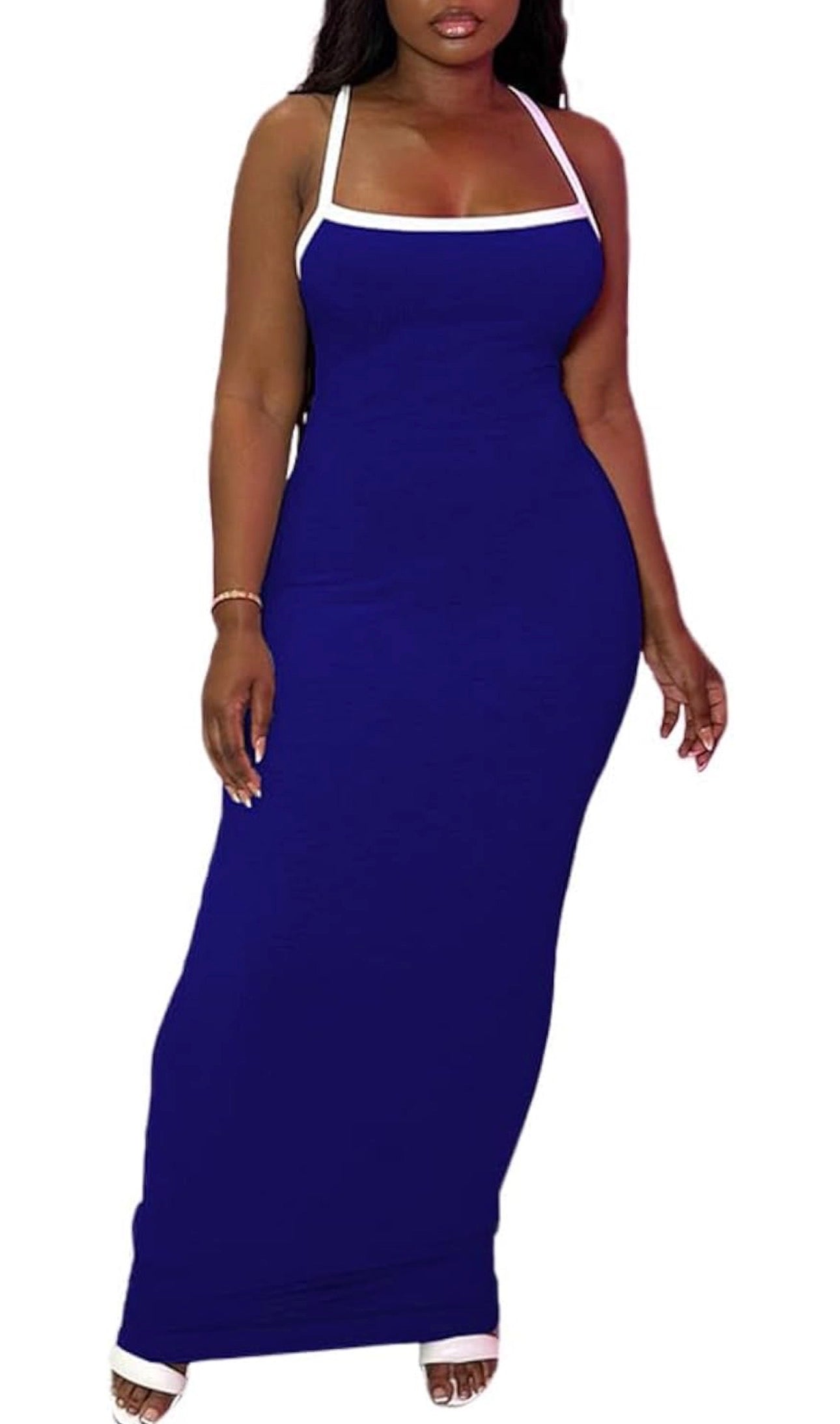 Blue Belle Bodycon Maxi