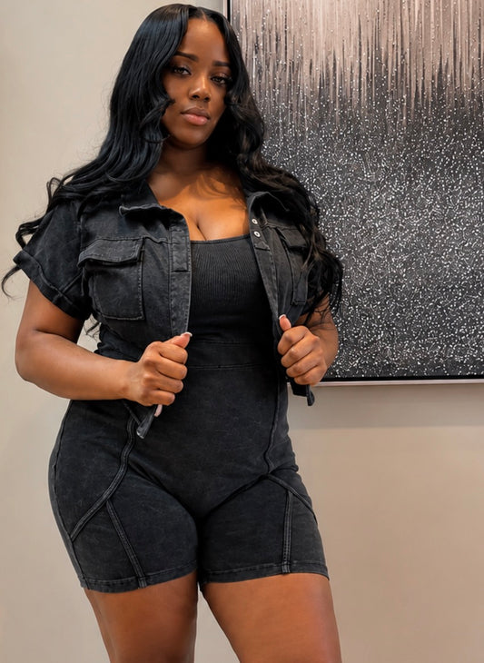 Blackout Romper Set