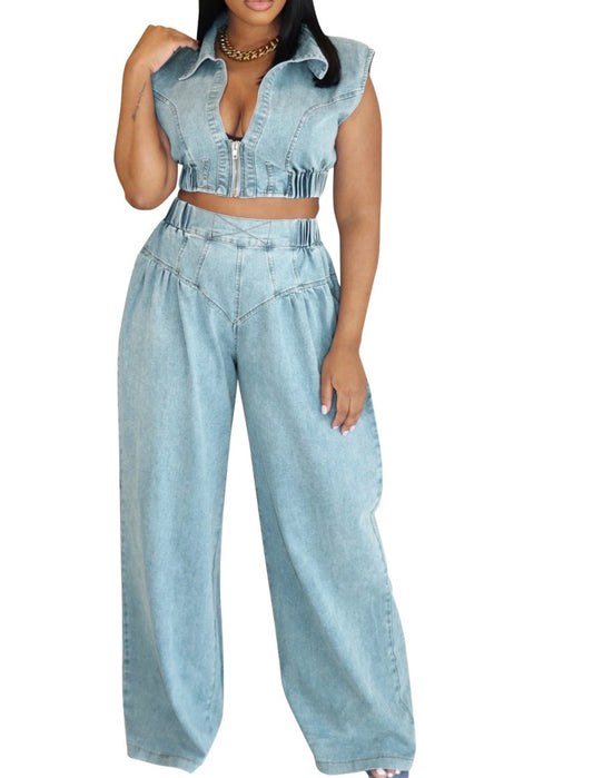 Luxe Denim Set