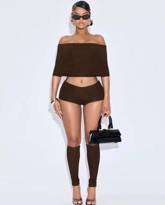 Mocha Muse Short Set